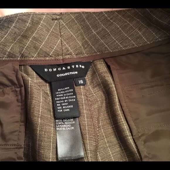 Doncaster Brand Dress Shorts  Sz 16 - Picture 6 of 11